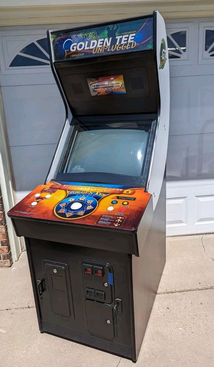 Golden Tee Unplugged 2009 Arcade Machine - New SSD Hard drive