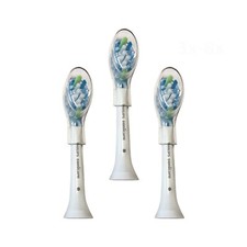 3x Philips Sonicare Adaptive Clean Replacement Brush Heads White No Box