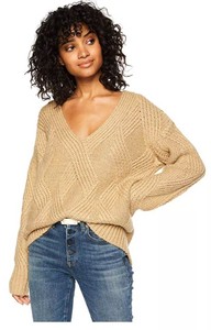 oversized camel sweater