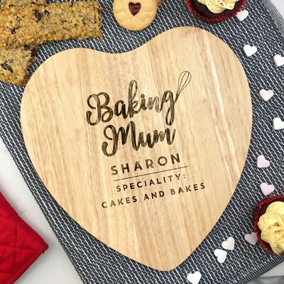 Personalisiertes Backen Mama Herz Servieren Kuchen Brett Backen Küche Geschenke für Mama