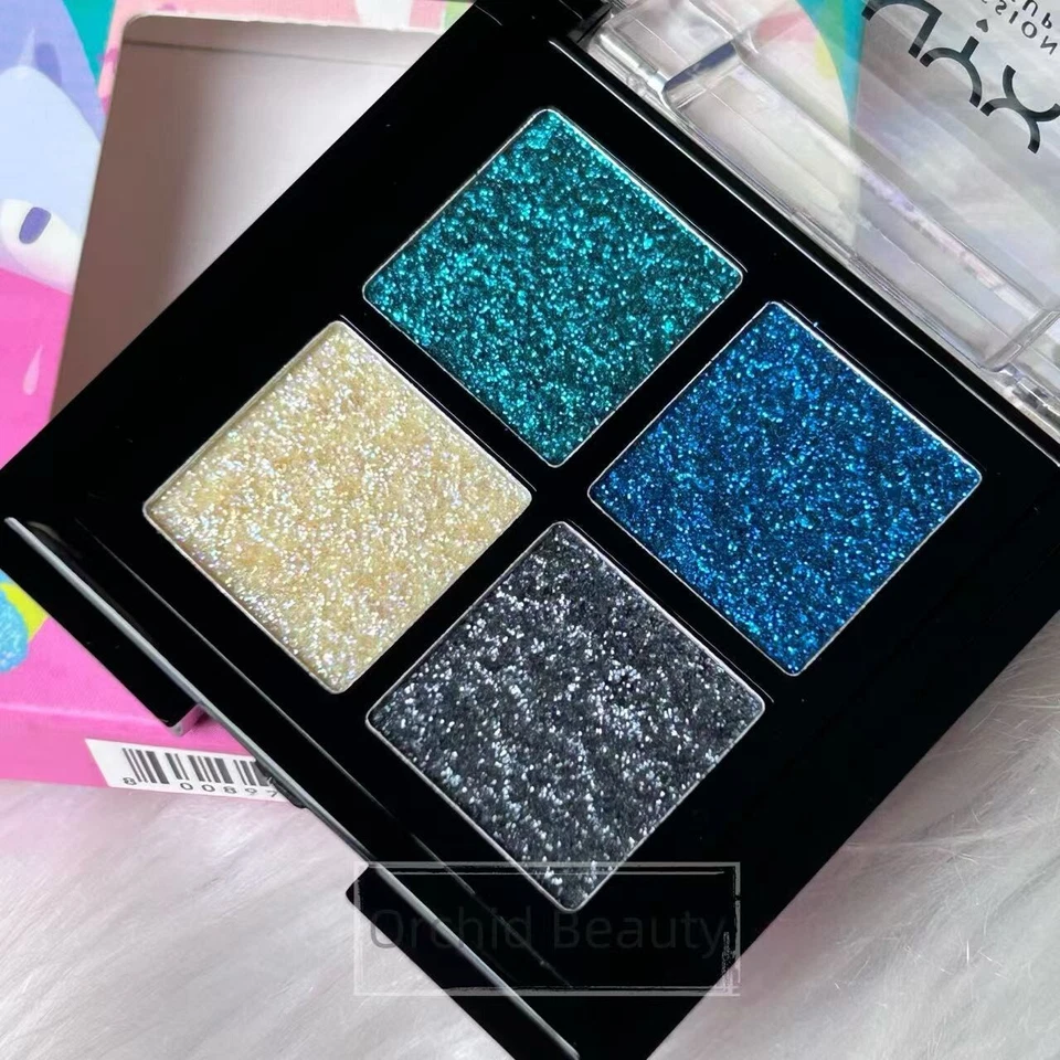 New NYX Sprinkle Town Cream Glitter Palette~Peppermint~Full size~Discontinued - Image 2 of 4