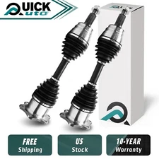 Pair Front CV Axle for GMC Chevy Silverado Sierra 1500 2500 3500 H2 4WD