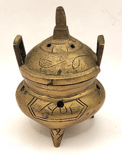 中国魚型香炉(大清乾隆) 黄铜1850-1899 年中国香炉| eBay