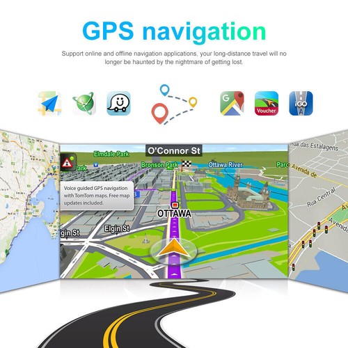 10,1 Zoll Android 13 Autoradio Carplay GPS NAVI Single 1DIN USB 1GB+32GB - Bild 3 von 15