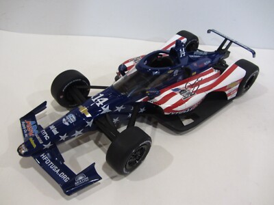 2025 SANTINO FERRUCCI signed INDIANAPOLIS 500 IXO 1:18 DIECAST INDY CAR HFOTUSA