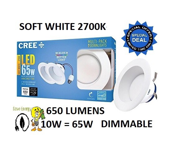 24 6 Regulable empotrada Retrofit Downlight 10W = 65W softblancoo 2700k CREE LED 24 6 Regulable empotrada Retrofit Downlight 10W = 65W softblancoo 2700k CREE LED