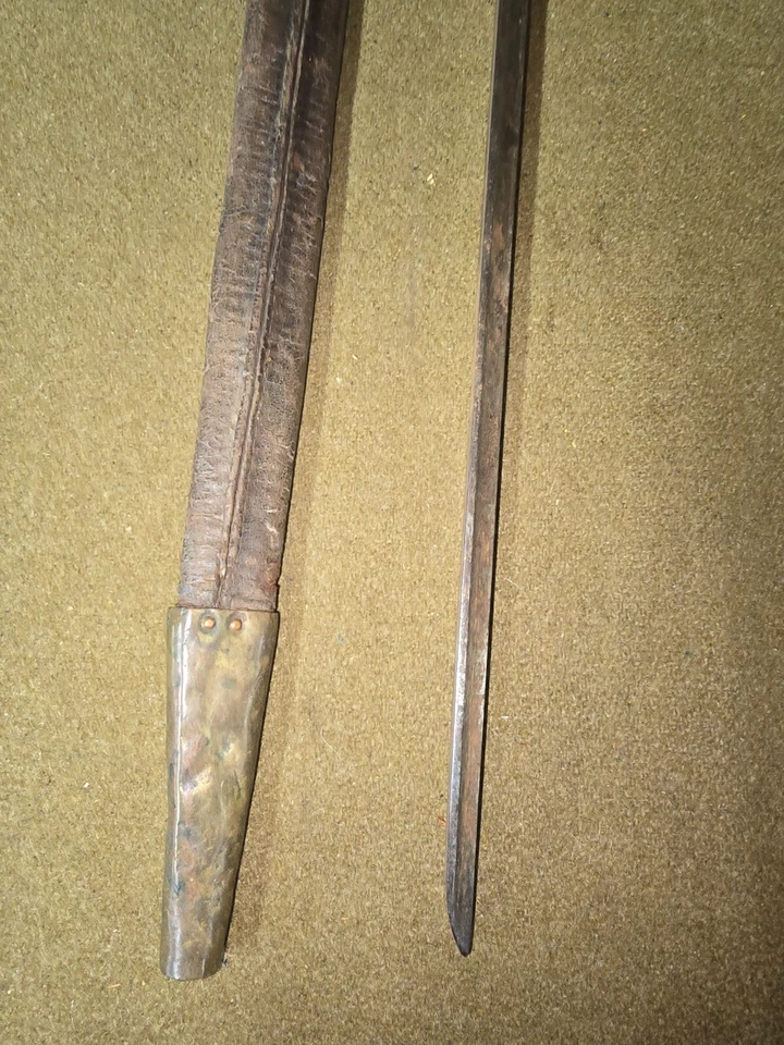 Bayoneta de posguerra 45-70 o bloque rodante en vaina de la Guerra Civil Foto 2 de 4