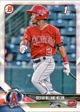 2018 BOWMAN DRAFT 1ST BASE PROSPECT  BD77 DREVIAN WILLIAMS-NELSON ANGLES