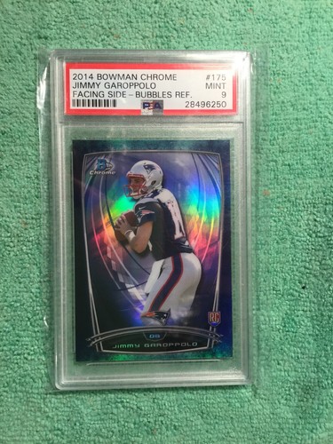 2014 BOWMAN CROMO CALCIO BOLLE RIFRATTORE JIMMY GAROPPOLO PSA 9/99 RC - Foto 4 di 7