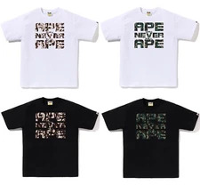 A BATHING APE Men's TRIAL CAMO ASNKA TEE 1L30110036 z