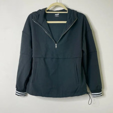 Avia Black Hooded 1/2 Zip XS