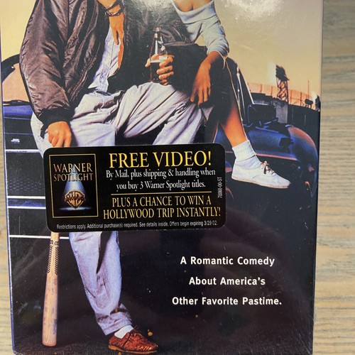 Bull Durham Kevin Costner Factory Sealed 1988 Classic VHS WB Watermark - Foto 2 di 12