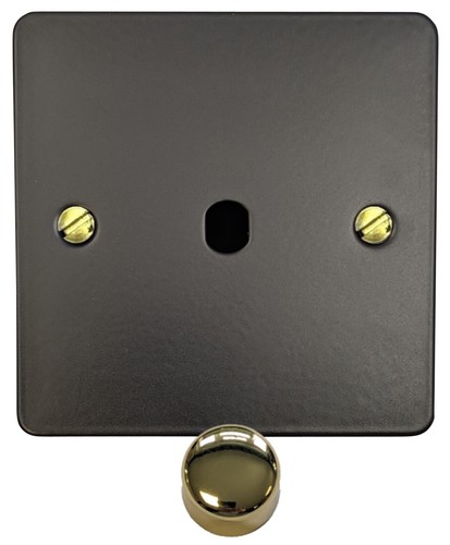 G&H Flat Plate Matt Black FFB3-PB Light Switches, Plug Sockets, Dimmer, Toggle - Picture 41 of 46