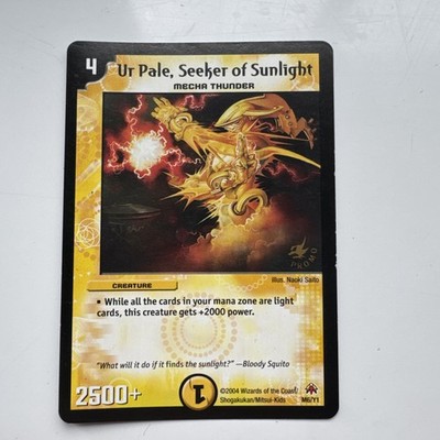 Duel Masters Promo Karte Ur Pale, Seeker Of Sunlight Mecha Thunder Gold Stempel