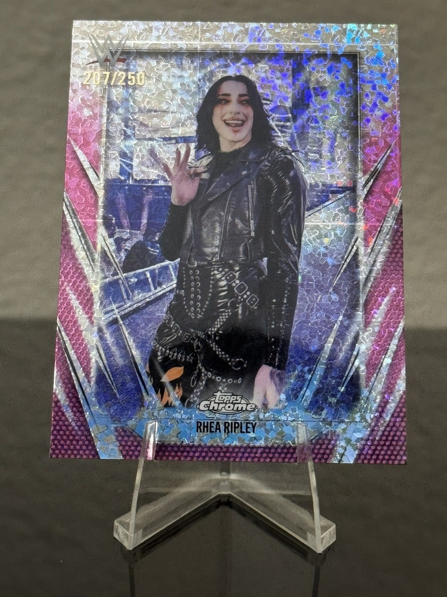 2026 Topps Chrome WWE - Rhea Ripley #20 Mini Pink Diamond