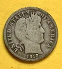 1910-S Barber Dime. 90% Silver.  G-VG Condition. Charity Auction/Animal Rescue.
