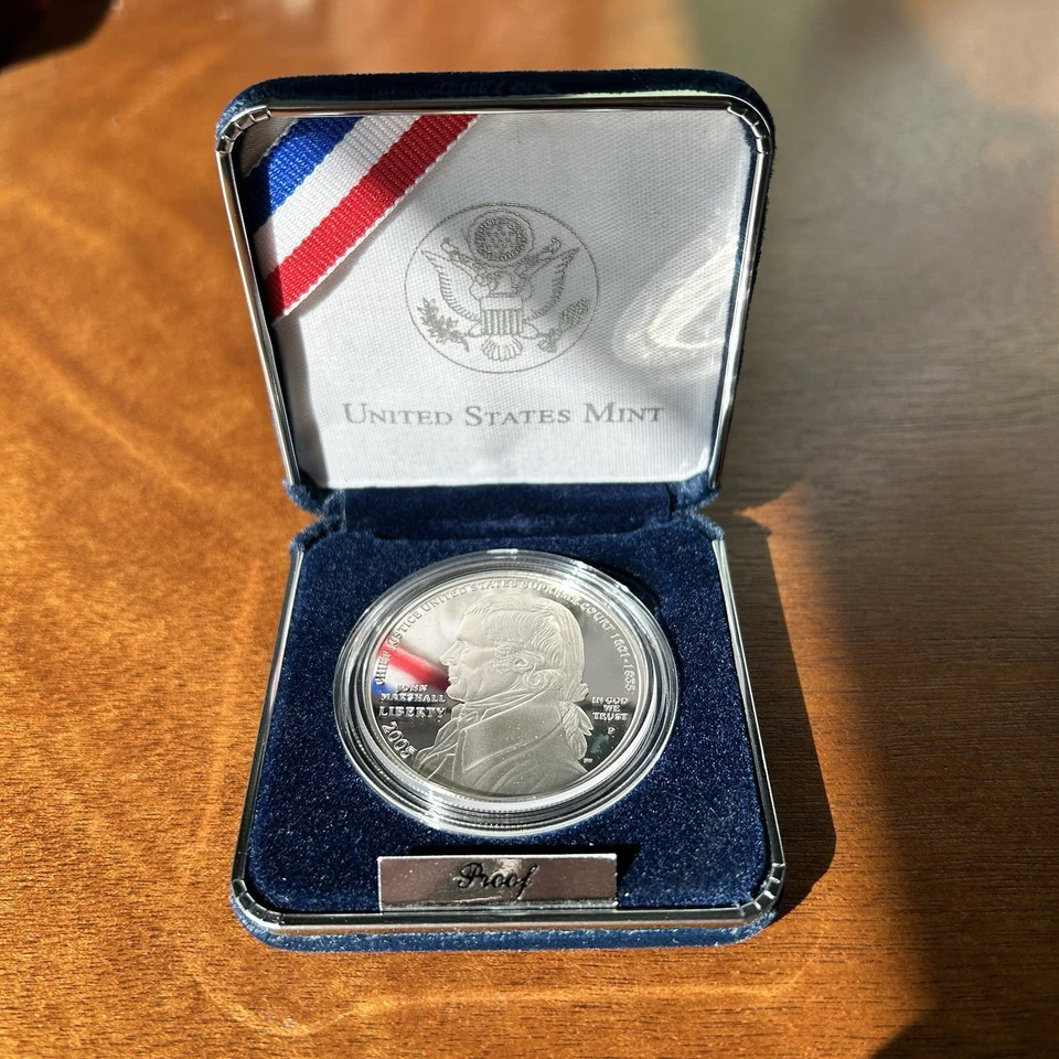 2005 Chief Justice John Marshall Silver Dollar - Image 4 of 4