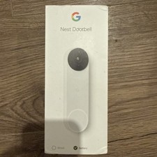 Google Nest Wireless Video Battery Powered Doorbell - White