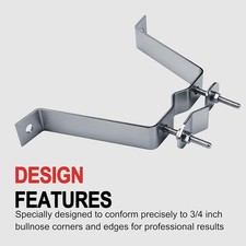 4  Heavy-Duty Wall Mount Bracket  Lag Bolts for TV Antenna Mast