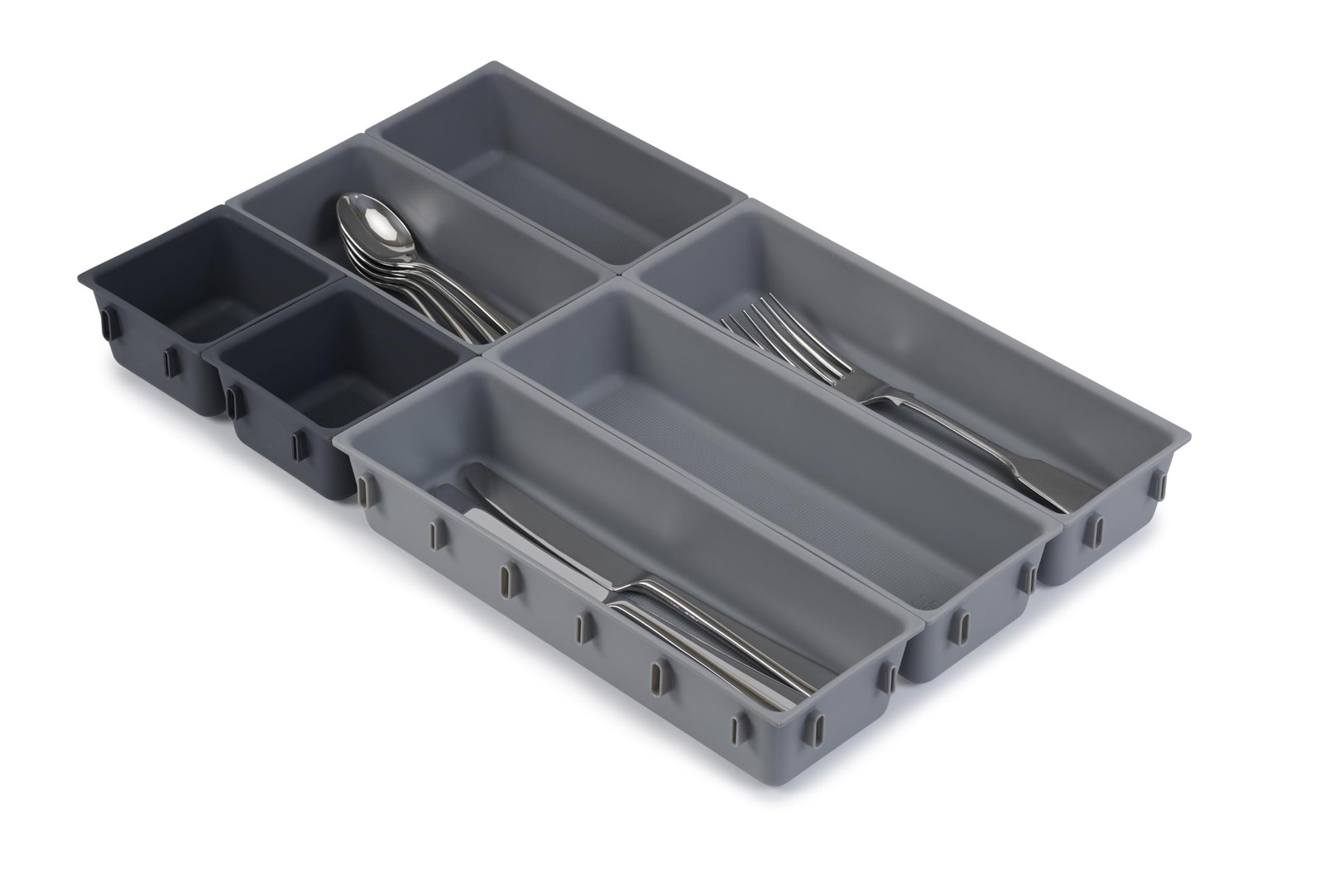 Organizer Cassetto Joseph Joseph Blox 7pz Grigio - Design e Funzione