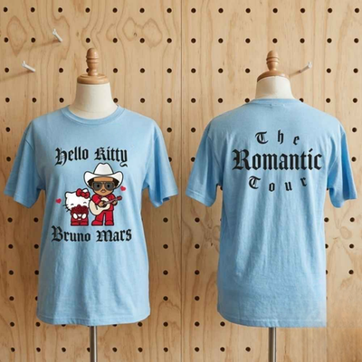 Bruno Mars x Hello Kitty 2026 Limited Edition T Shirt | eBay