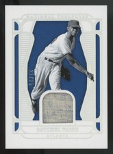 2025 National Treasures Satchel Paige Holo Silver Materials Treasure Patch /25