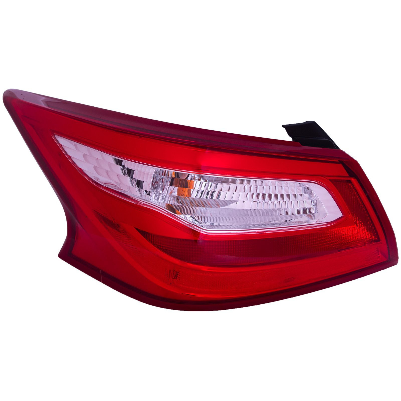 2016-17 Nissan Altima Driver Side Outer Tail Light Brake Lamp Red Clear Lens
