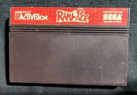 Rampage 1989 Sega Genesis CIB Complete With Manual Tested Working Condition