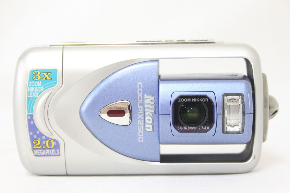 Nikon Coolpix E2500 Blue Compact Digital Camera 2.0MP 3x zoom