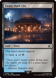 Treno, Dark City 290/764 Foil Land - Final Fantasy MTG