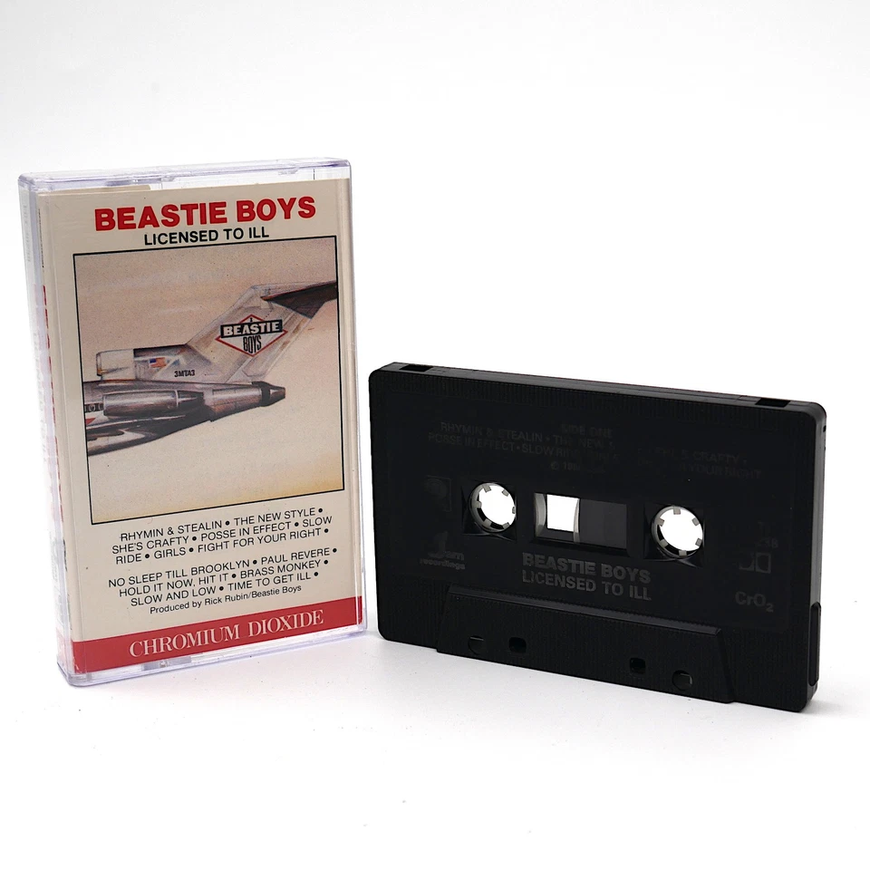 Cinta de casete original rara Beastie Boys 'Licensed To Ill' lanzamiento canadiense 1986 Foto 2 de 4