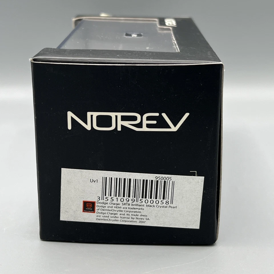 Dodge Charger SRT8 2006 Norev escala 1/43 negro metálico 950005 envío y devolución rápidos gratuitos Foto 4 de 4