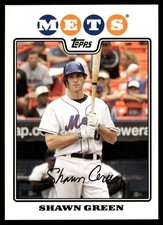 2008 Topps Shawn Green New York Mets #107