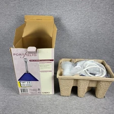 NEW Openbox Interior Track Portfolio Mini Pendant Light Cobalt Blue Glass Shade