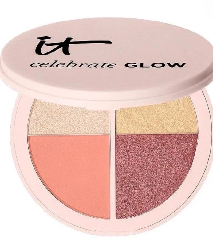it Cosmetics CELEBRATE Glow Face & Eye Palette Blush & Highlighter NIB Free Ship - Image 2 of 4