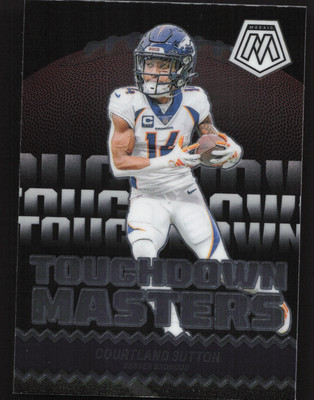 Courtland Sutton TM-CSN Touchdown Masters Football 2024 Panini Mosaic Broncos