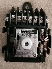 ASCO 918 62031C  6 POLE CONTACTOR. TESTED AND IN PERFECT WORKING CONDITION 