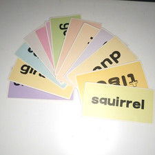 Your Baby Can Read Word Game Card Flash Cards Robert Titzer Animals 13 cards 
