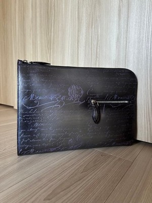 Special order 310,000 yen Berluti Nino TGM Scrit leather bag Amethyst limited