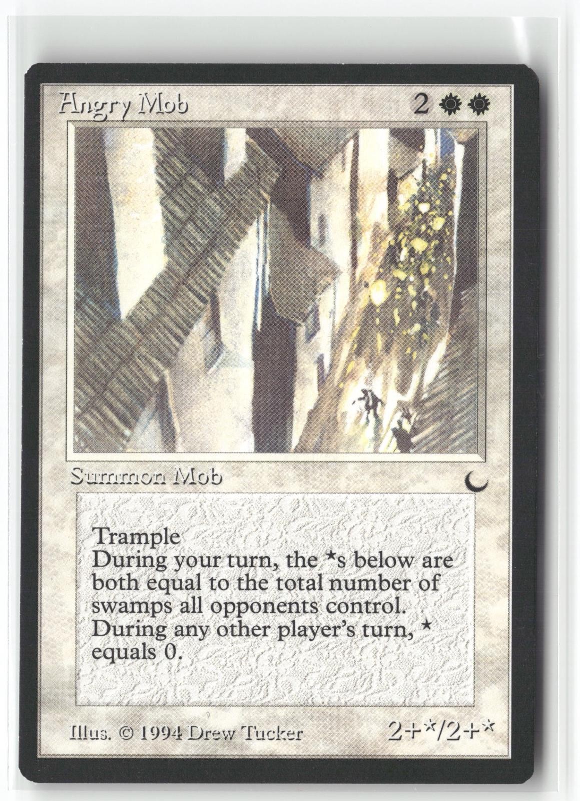 Angry Mob Uncommon The Dark Magic: The Gathering Lightly Played