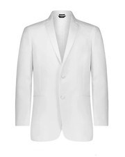 Men's White 2 Button Notch Tuxedo Jacket