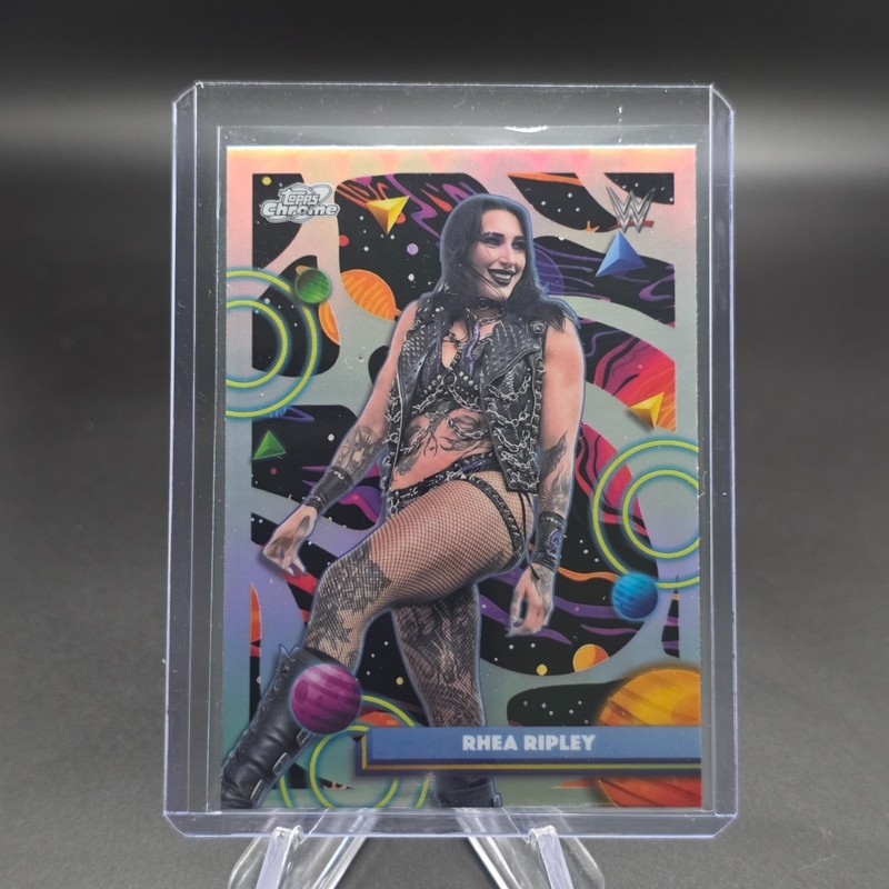 2026 WWE Topps Cosmic Chrome Rhea Ripley Refractor #100