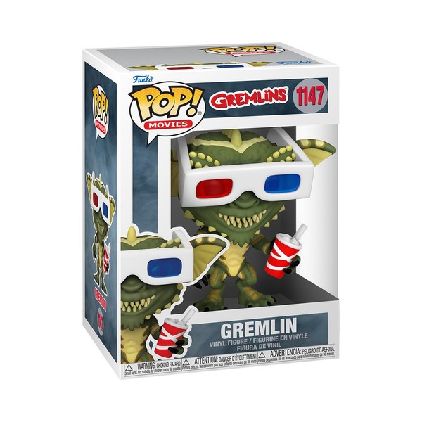 Funko Pop! Movies: Gremlins-Gremlin Mit 3D Glasses - Vinyl-Sammelfigur - Geschen-image