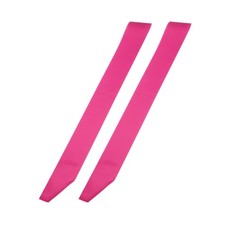 2Pcs 63"x4" Blank Satin Sash DIY Plain Sash Prom Queen Sashes Rose Red