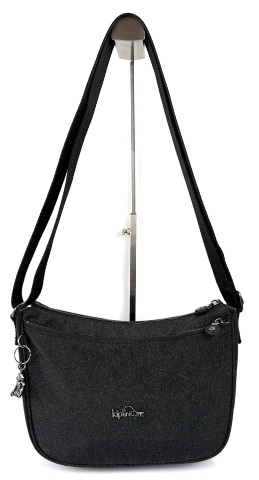 Kipling 'Zaina' Medium Shoulder/Crossbody Bag - Glitter Noir - Excellent Cond. - Image 3 of 4