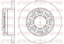 2x REMSA Bremsscheibe 6420.00 für DAILY IVECO 289mm 3 2 4 5 29L15 35S15 35C15L