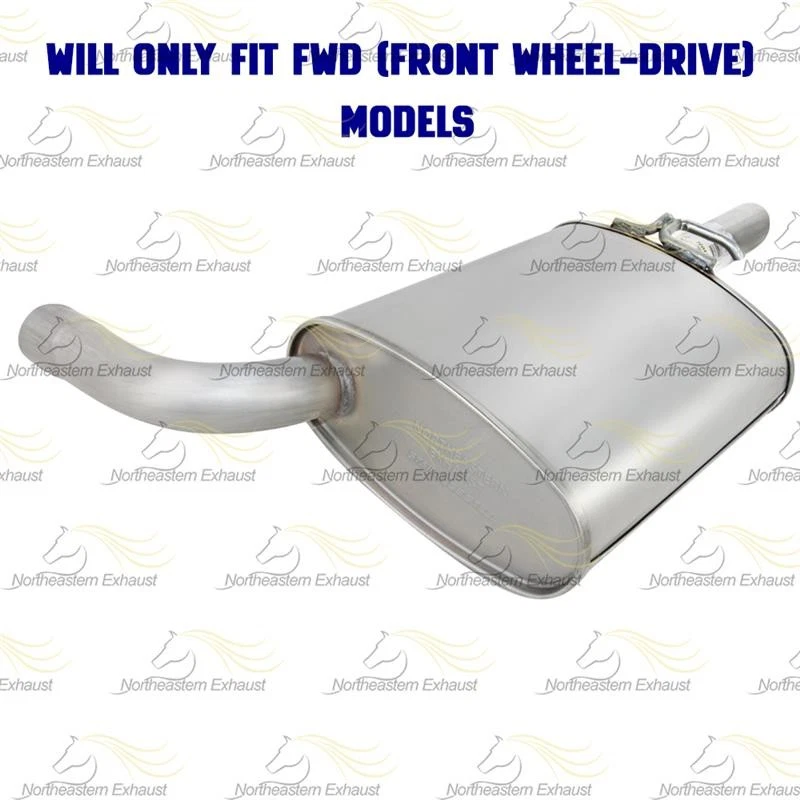 Silenciador lateral del conductor de acero inoxidable se adapta a: Lincoln MKZ Zephyr 2007-2012 3,0 L 3,5 L Foto 4 de 4