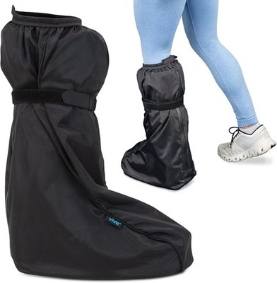 Vive Tall Walking Boot Cover Waterproof - Non-Slip, Adjustable - Medium