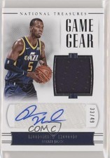2017-18 Panini National Treasures Game Gear 33/49 Rodney Hood #GG-RHD Auto 5w7