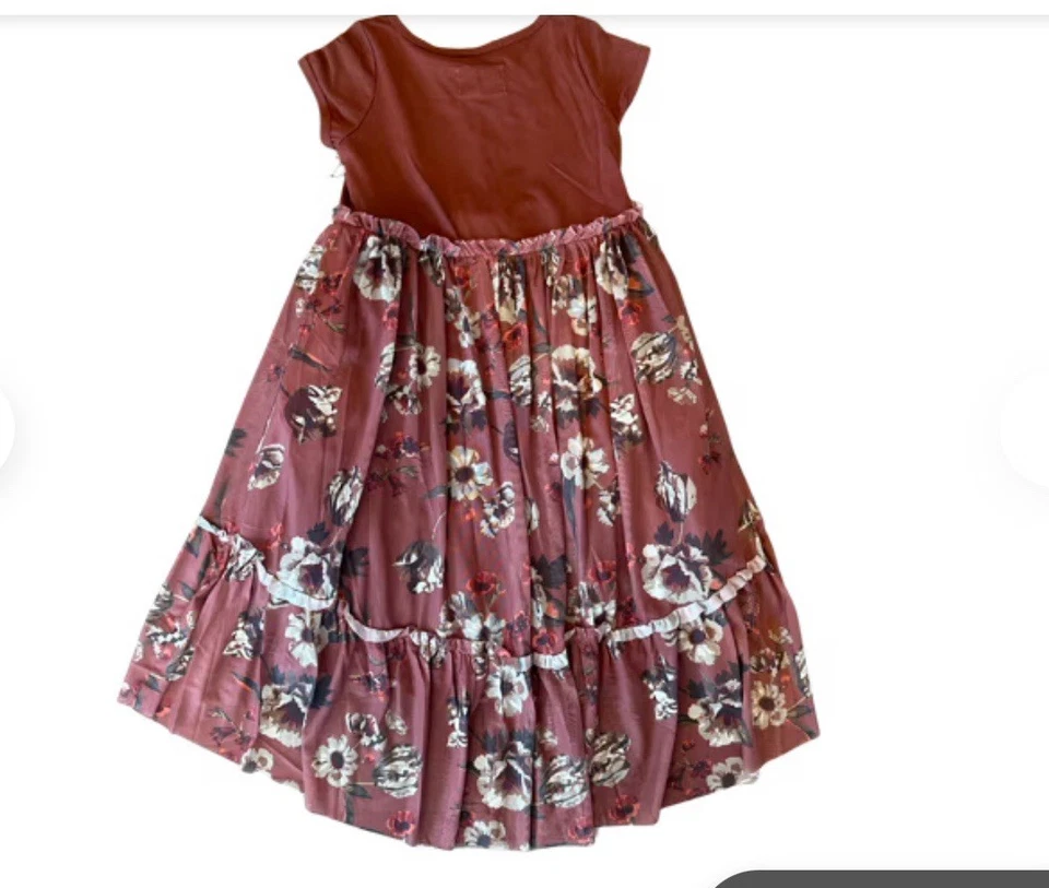 Новый с Ярлыками Mia Joy от Joyfolie LORELEI платье в корице цветочный. Размер 14 - Изображение 4 из 4